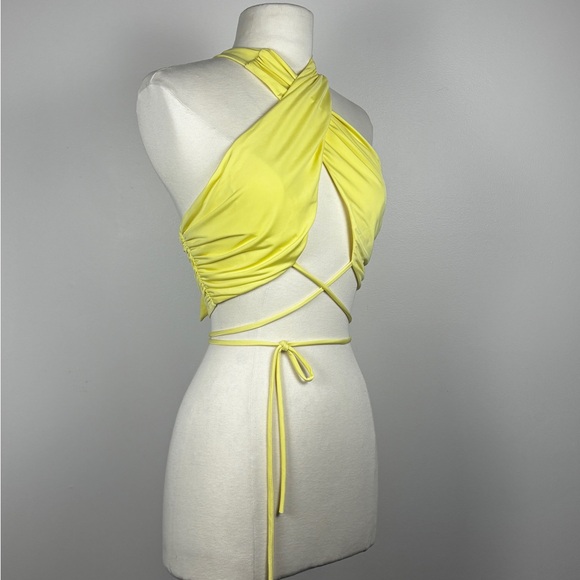 Wrap Top Criss Cross Bandeau - Picture 3 of 5
